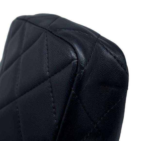 CHANEL Chain Shoulder Bag Matelasse Coco Mark Lambskin AP2547 Black ⭐ - Picture 9 of 13